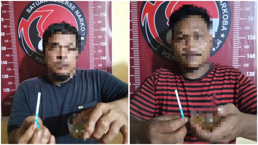 Polres Tanjungbalai Amankan Dua Laki-Laki Saat GSN Bersama BNN dan Satpol PP
