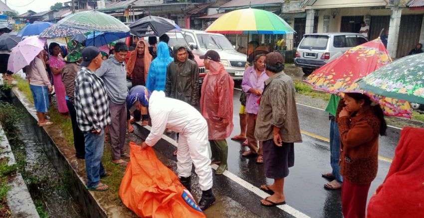Warga Desa Lae Hole Heboh Penemuan Mayat dalam Parit, Diduga Korban Tabrakan