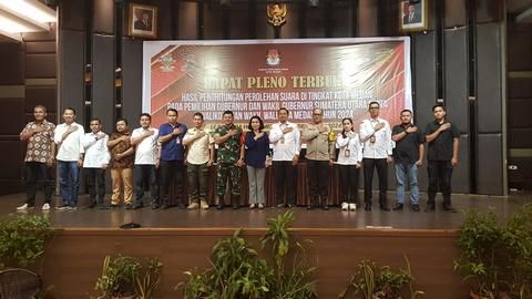 Rekapitulasi Suara Selesai, Pilkada Medan Dimenangkan Paslon Rico-Zaki