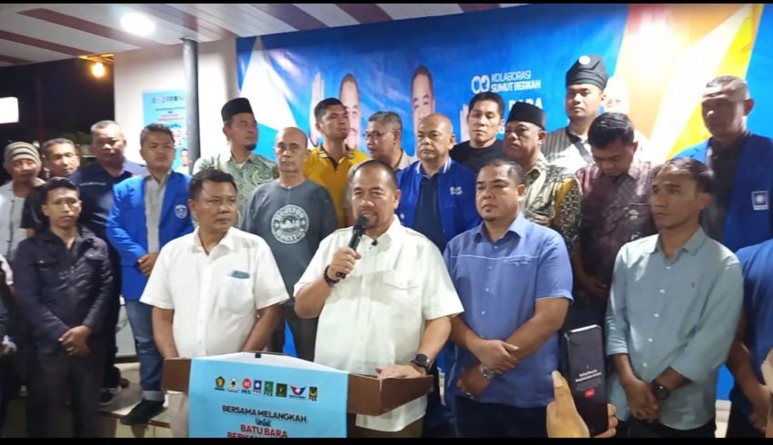 Unggul, Bahagia -Saza ajak Darwis -Oky dan Zahir Aslam Bergandengan Tangan Agar Batubara Lebih Baik ke Depan