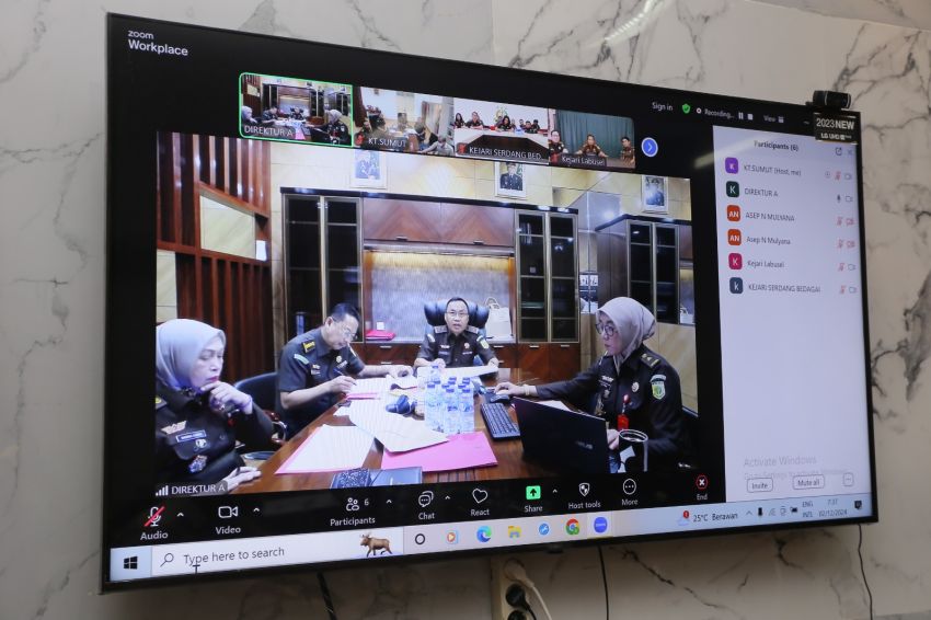 Kejati Sumut Usulkan Penghentian 2 Perkara Pidum Asal Kejari Sergai dan Kejari Labusel