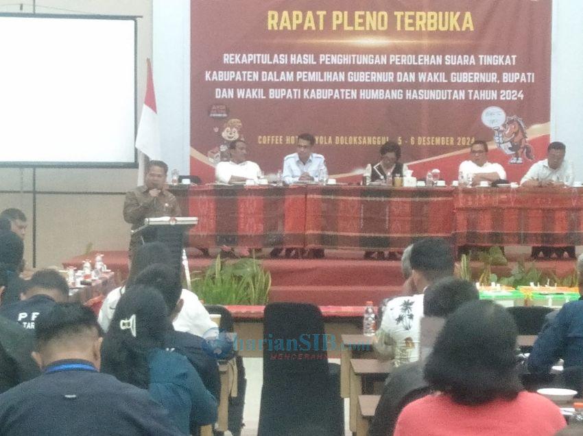 Pilkada Humbahas, Pasangan Oloan P. Nababan - Junita Rebeka Marbun Raih Suara Terbanyak