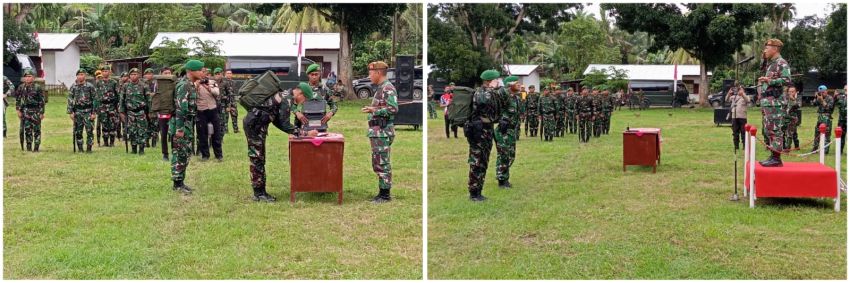 Peringati Hari Juang Infanteri, Kodim 0204 DS Gelar Upacara Serah Terima Kegiatan Gerak Jalan Peleton Beranting YWPJ Ke-76 Tahun 2024 di Sergai