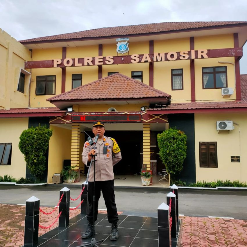 Polres Samosir Siaga Melayani Masyarakat dan Wisatawan Jelang Tahun Baru 2025