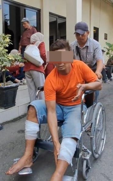 Polsek Sunggal Tembak Bandit Jalanan Spesialis Jambret