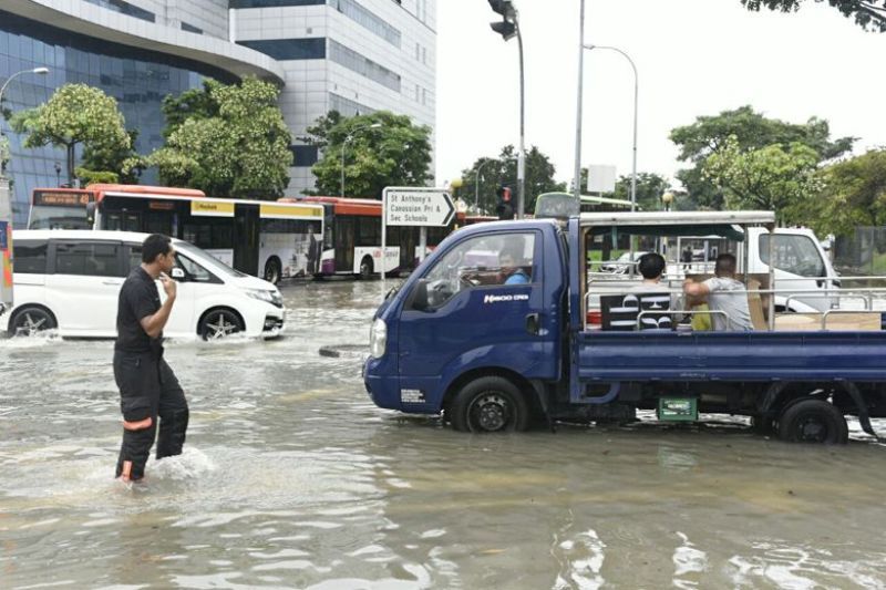 Diguyur Hujan Deras Selama 2 Hari, Singapura Dilanda Banjir