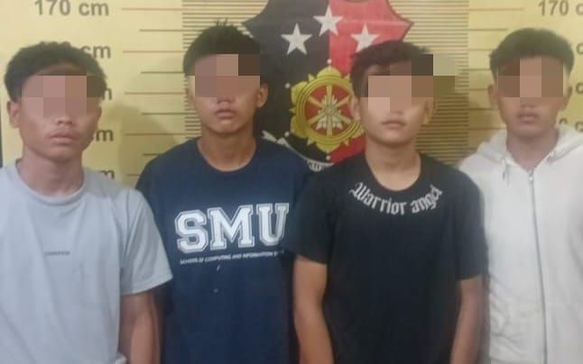 Tawuran di Desa Kelumpang Kampung, Polsek Hamparan Perak Tangkap 4 Remaja