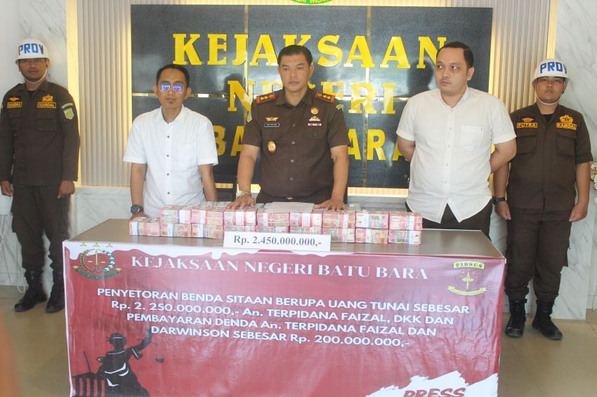 Kejari Batubara Setor Rp 2,4 Miliar ke Kas Negara dari Kasus Seleksi PPPK