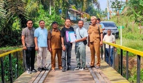 PT KIP Rehab Jembatan Sungai Bandarselamat di Aekkuo Labura