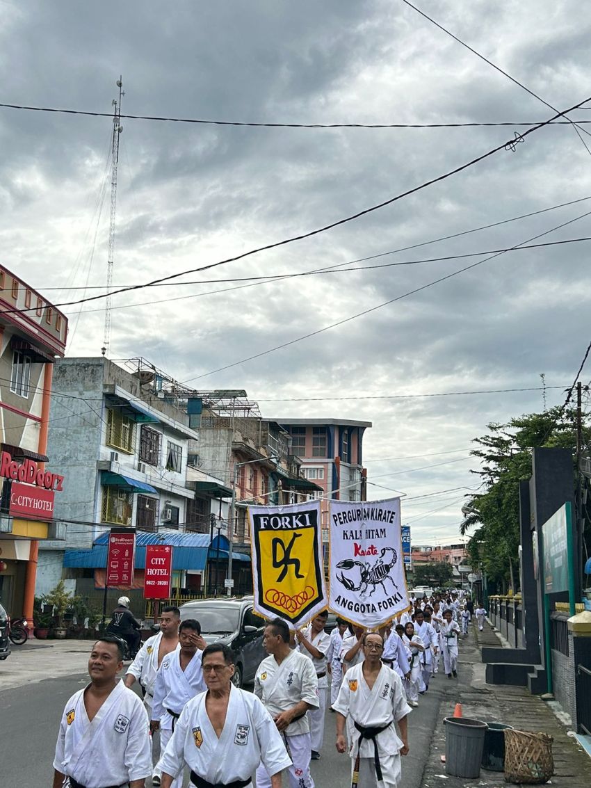Rayakan HUT ke-53, Perguruan Karate Kala Hitam Pematangsiantar Gelar Gashuku Nasional