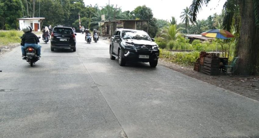 Jalinsum Sergai-Siantar Ramai Didominasi Roda Dua dan Mobil Pribadi