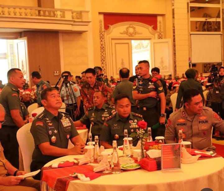 Kapolda Sumut Hadiri Perayaan Natal Kodam I/BB