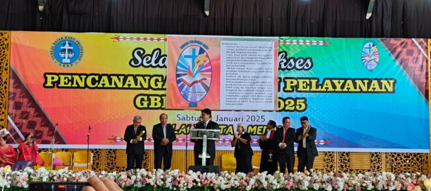 GBKP Canangkan Sasaran Tahun Pelayanan 2025 "Dewasa Menerima Perbedaan"