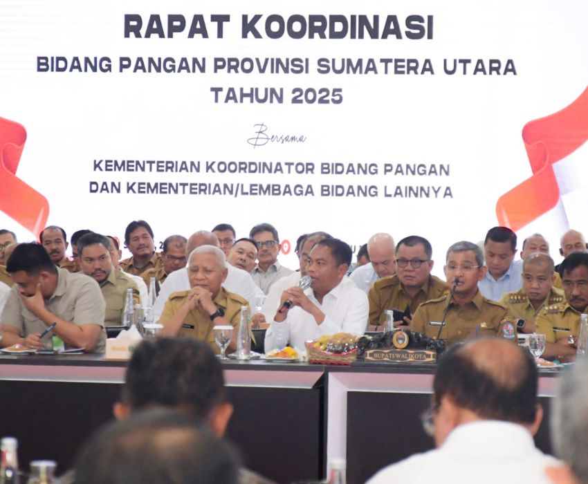 Ikuti Rakor Bidang Pangan, Bupati Sergai Tegaskan Pentingnya Perbaikan dan Pengelolaan Sistem Irigasi