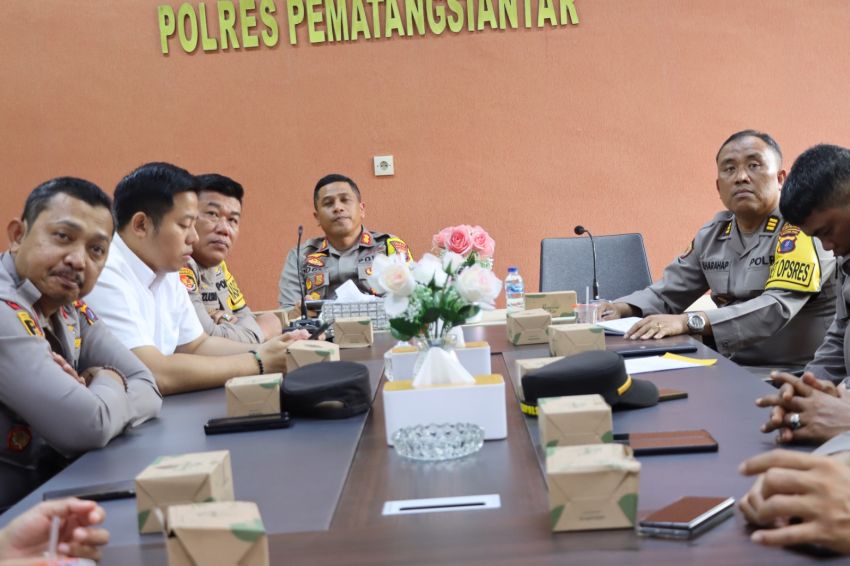 Ikuti Zoom Meeting, Polres Pematangsiantar Siapkan 1 Hektar Lahan Dukung Ketahanan Pangan