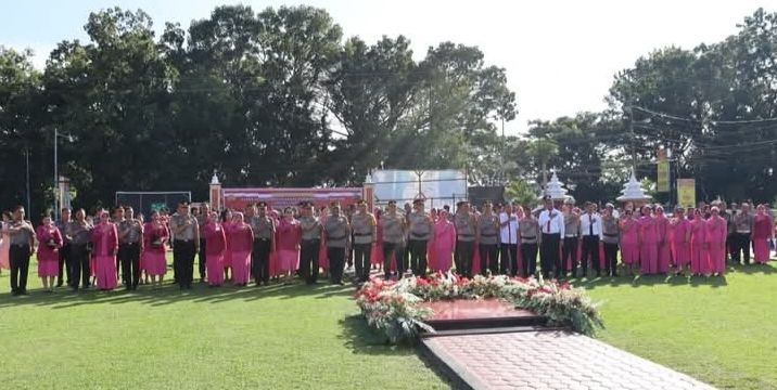 42 Anggota Polres Labuhanbatu Naik Pangkat