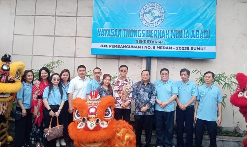Sekretariat YTBMA Diresmikan, Gelar Bakti Sosial untuk Warga Medan