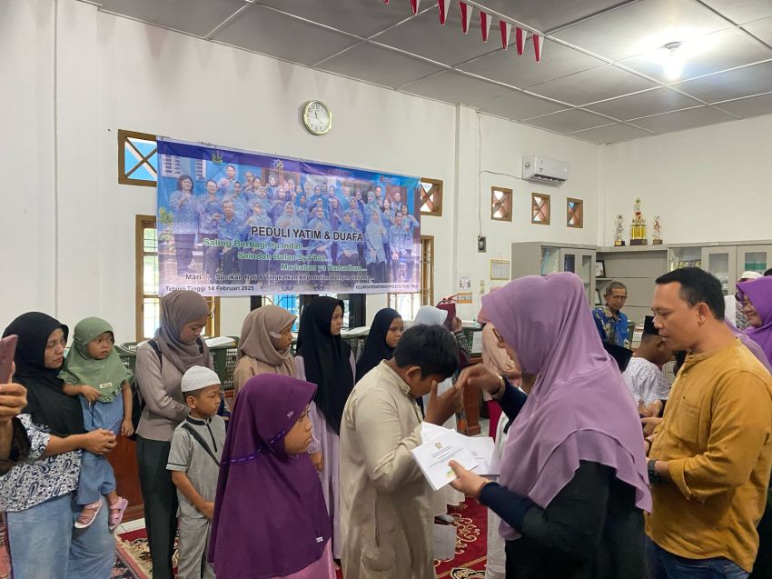 Sambut Ramadan 1447 H, Dinas PPKB Tebingtinggi Beri Tali Asih ke Anak Yatim