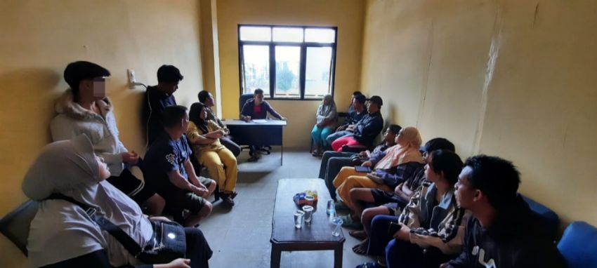 Sempat Diamankan, 6 Remaja Dibina Sat Binmas Polres Pematangsiantar