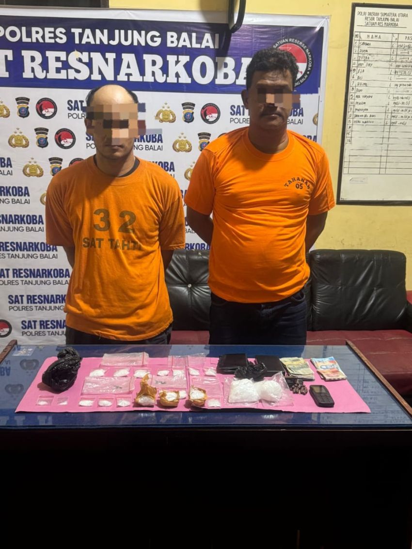 Jual Narkoba, 2 Tersangka Ditangkap Polisi di Tanjungbalai