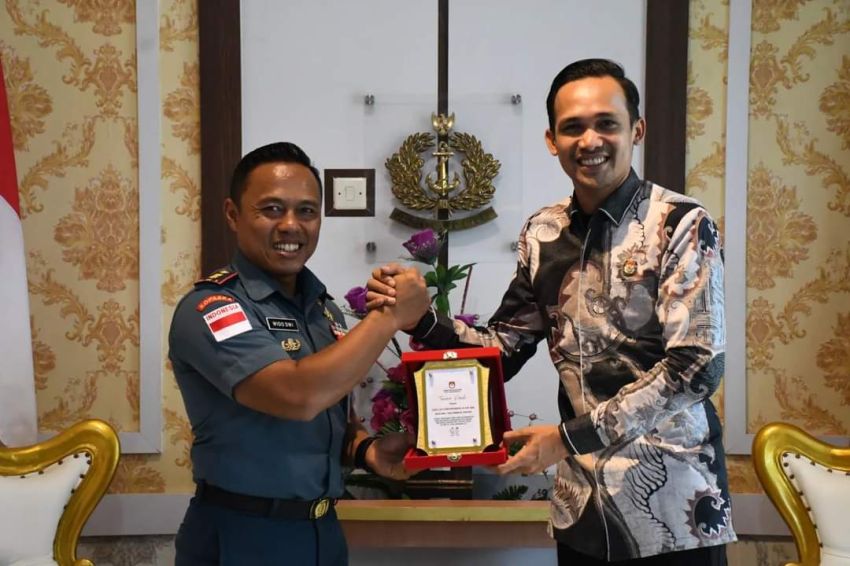 Pasca Pilkada 2024, Lanal TBA dan KPU Tanjungbalai Perkuat Koordinasi