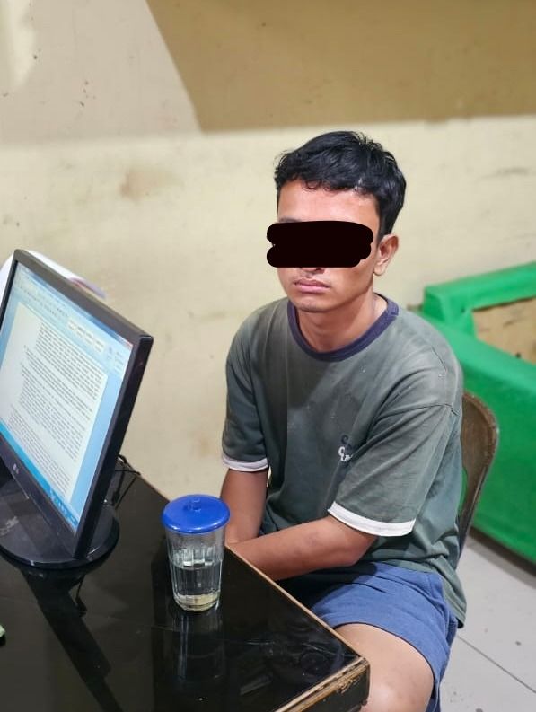 Polsek Medan Area Ringkus Seorang Begal Yang Membacok Korbannya Dengan Celurit