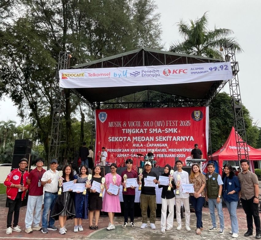 Pentas Seni MV Fest SMA Kristen Immanuel Medan Sukses Digelar