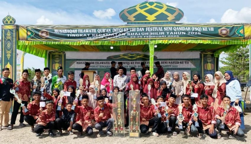 Desa Seisentang Juara Umum MTQ dan FSQ Tingkat Kecamatan Kualuh Hilir 2025