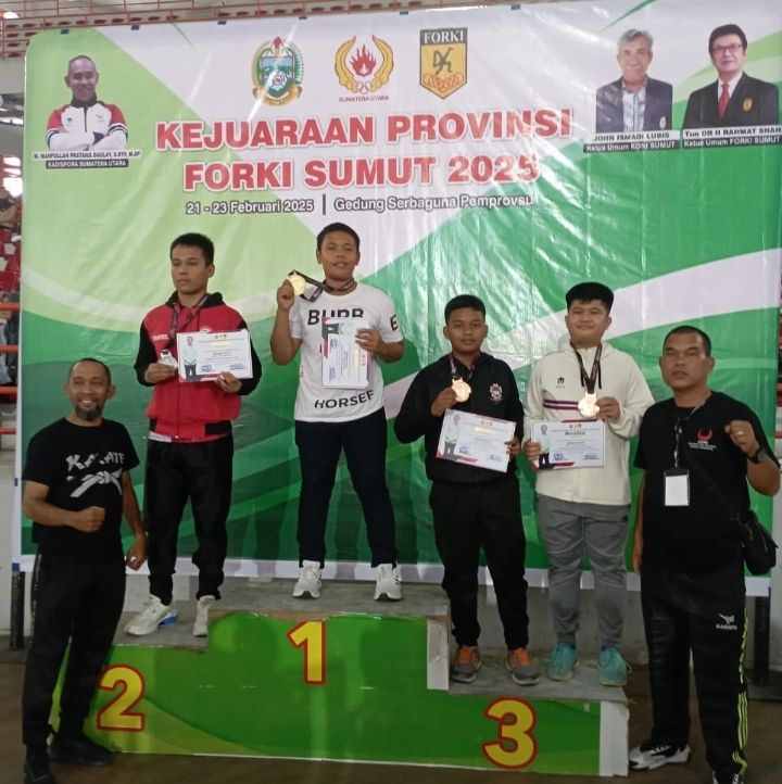 Atlet Forki Sibolga Raih Medali di Kejurda Sumut