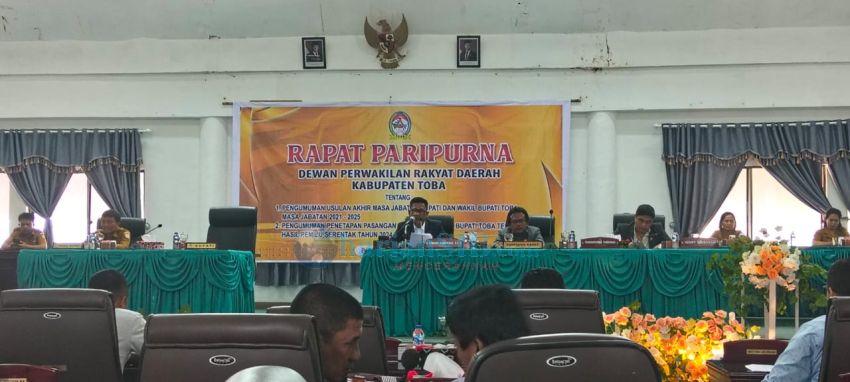 Poltak Sitorus Tidak Hadiri Rapat Paripurna DPRD Tentang Akhir Masa Jabatan Bupati Toba
