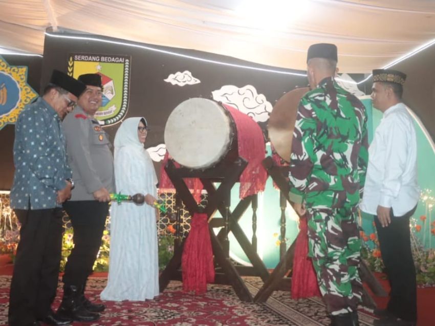 MTQH XXI Tingkat Kabupaten Sergai Ditutup, Kecamatan Seirampah Juara Umum