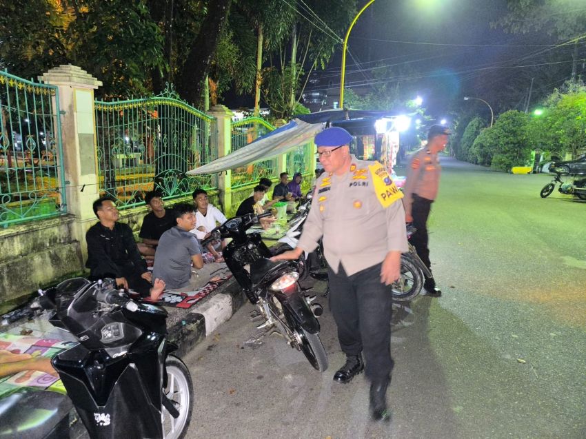 Polres Sibolga Patroli Malam Hari Monitor Lokasi Rawan Kamtibmas