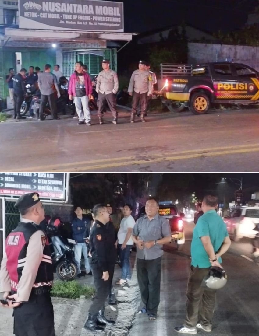 Dikira Adanya Aksi Tawuran, Polres Pematangsiantar Gerak Respon Laporan Warga Jalan Medan