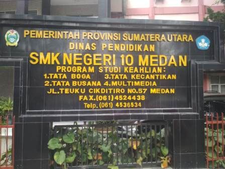 Kepala SMKN 10 Medan Dicopot