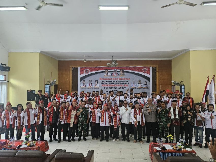 Pelantikan Pengurus DPC HBB Kabupaten Langkat Sukses, Thomson: Jadilah Agent of Change