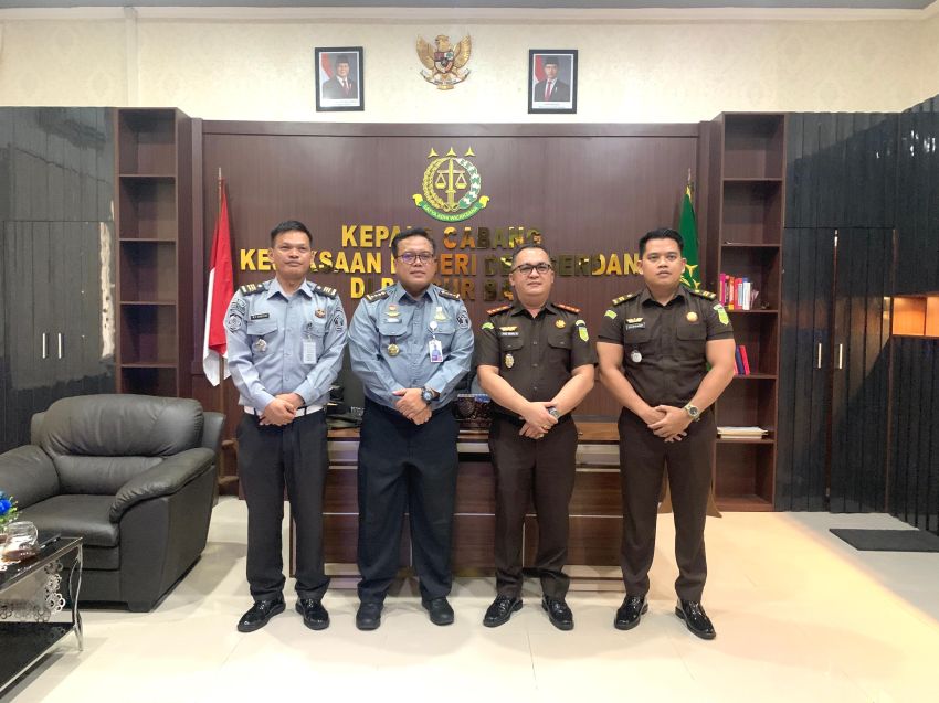 Kalapas Pancurbatu Kunjungan Kerja ke Cabjari dan Koramil