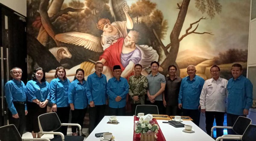 MPKW Sumut-NAD Audiensi ke GBI Rumah Persembahan Medan, RE Nainggolan Ajak PGLII Bergabung