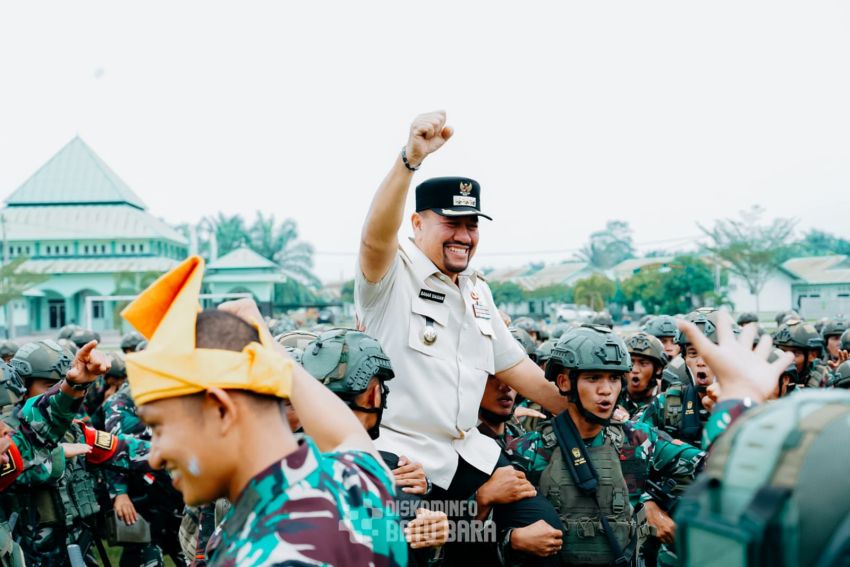 Bupati Batubara Lepas Satgas Pamtas RI-PNG Yonif 126/KC
