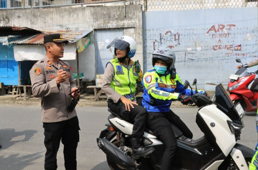 Kapolres Pematangsiantar Cek Lokasi Salat Id dan Rute Pawai Takbir Jelang Lebaran