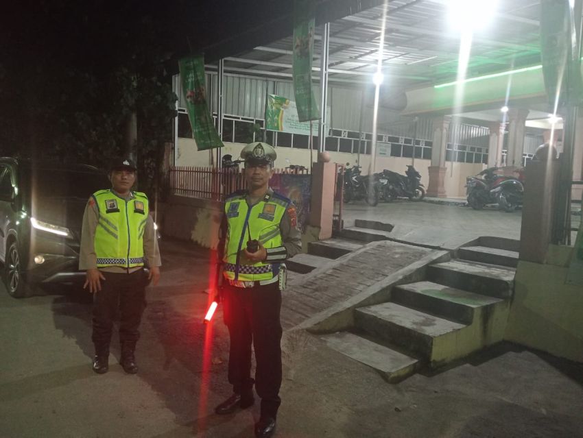 Polsek Siantar Martoba Laksanakan Pengamanan di Masjid Al Huda