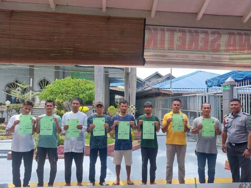 Terima Remisi Khusus, 8 Napi Lapas Tebingtinggi Langsung Bebas saat Idulfitri