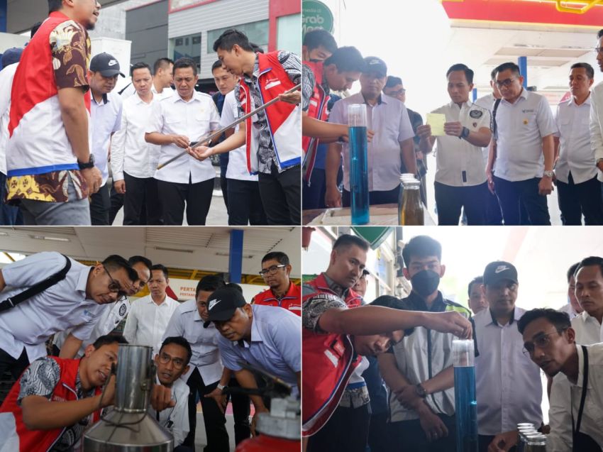 Pertamina Patra Niaga Regional Sumbagut Bersama Lintas Stakeholder Tinjau Proses Pendistribusian, Cek Kualitas BBM di SPBU Medan