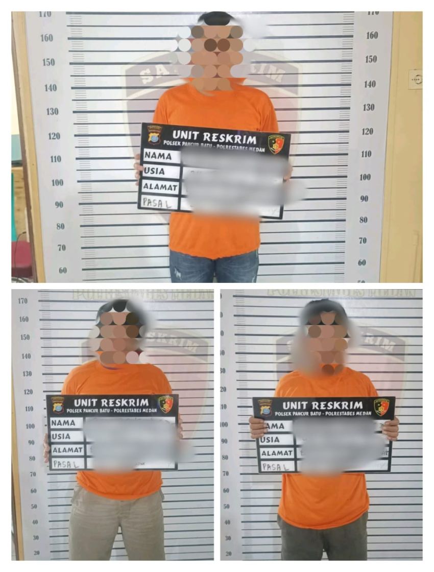 Polsek Pancurbatu Amankan Tiga Pelaku Penculikan dan Pemerasan di Sibolangit, Satu Buron