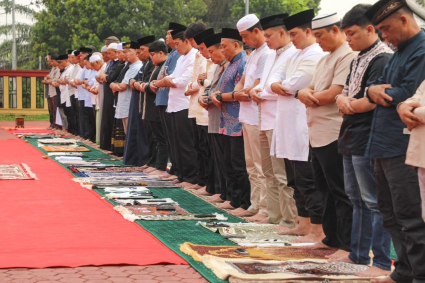 Polda Sumut Gelar Sholat Idul Fitri 1446 H