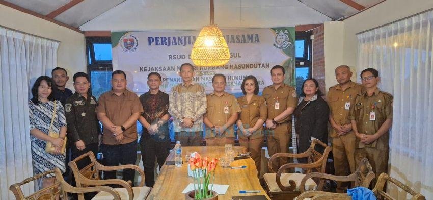RSUD Doloksanggul Jalin MoU Pendampingan Hukum dengan Kejari Humbahas