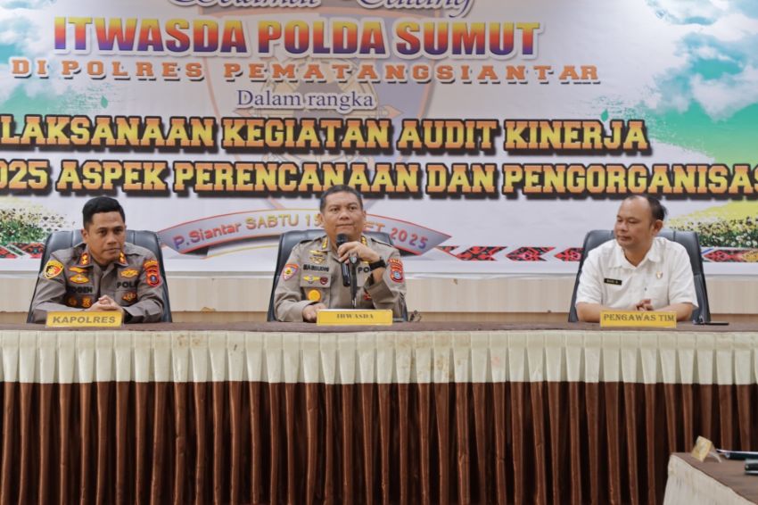 Kapolres Pematangsiantar Sambut Kunjungan Kerja Itwasda Polda Sumut