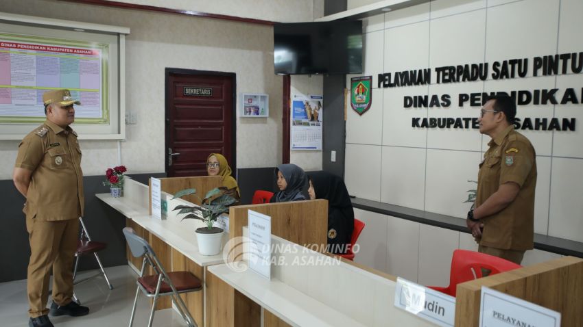 Tingkatkan Pelayanan Publik Serta Disiplin Waktu, Wabup Asahan Sidak di Beberapa OPD