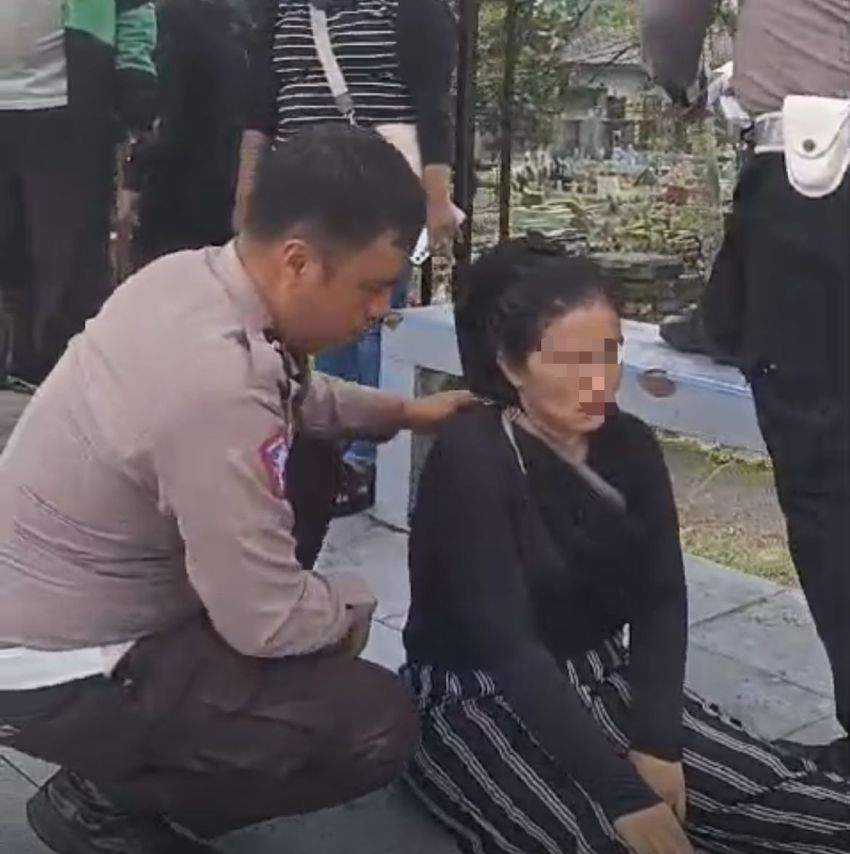 Hendak Lompat dari Fly Over Amplas, Polisi Sigap Selamatkan Nyawa IRT