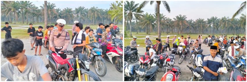 Giat Asmara Subuh, Polres Sergai Amankan 56 Kendaraan Roda Dua