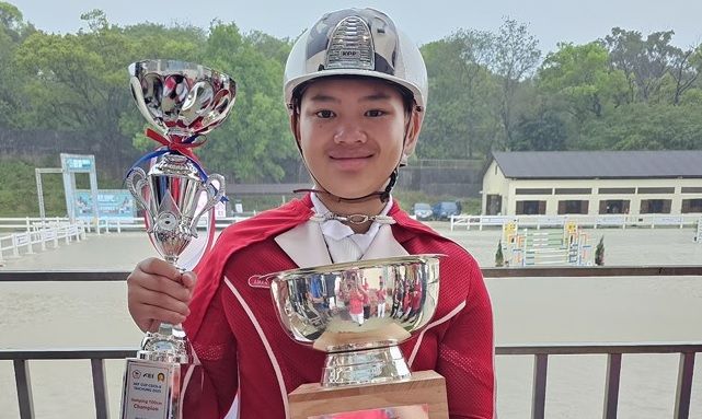 Brandon Toa Raih Medali Emas Kejuaraan Berkuda AEF Cup CSICh-B Taiwan 2025